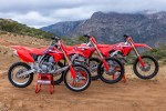 The CRF250R and CRF250RX headline the 2022 CRF family updates